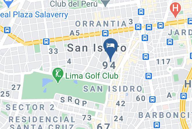 San Isidro - Hotel Swissotel Lima Maps