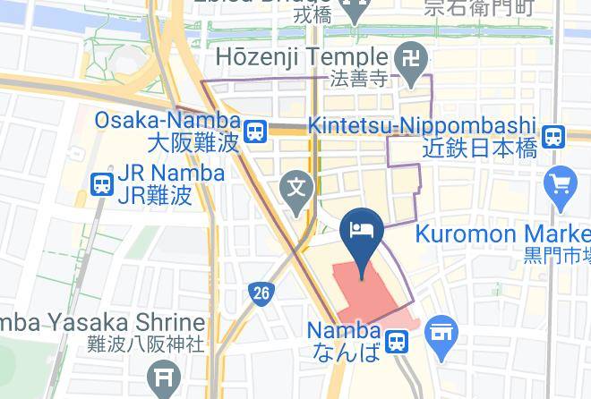 Osaka City Chuo Ward - Swissotel Maps