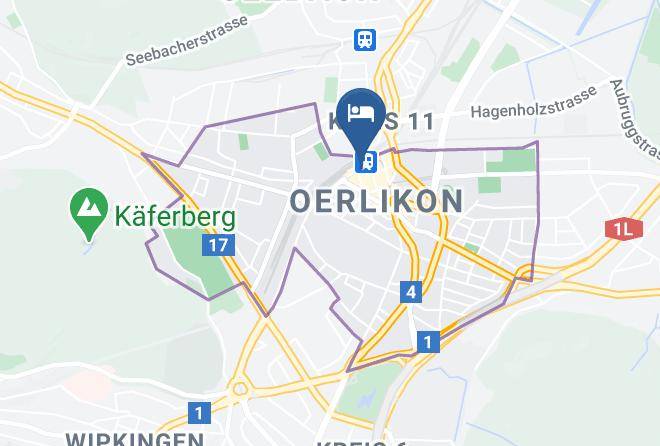 Hotel Swissotel Zurich Map