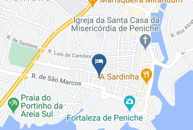 Peniche - Swordfish Holiday Home Maps