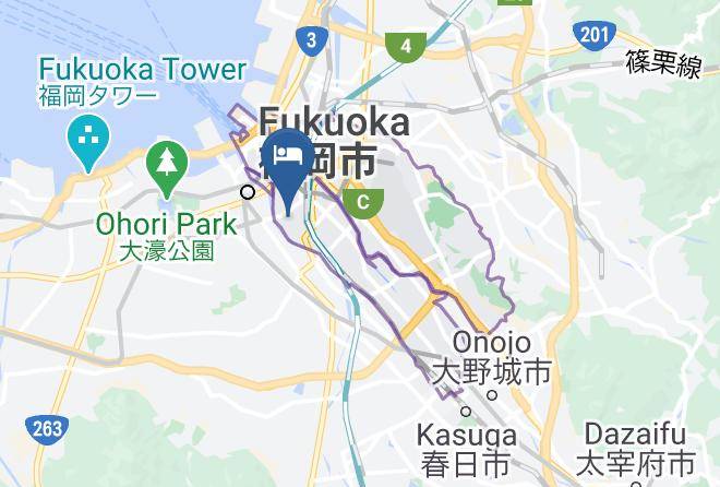 Fukuoka City Hakata Ward - Sya Hotel Maps