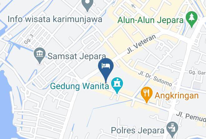 Jepara Regency - Syailendra Hotel Maps