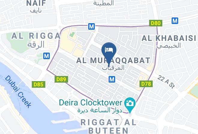 Dubai - Syaj Hotel Maps