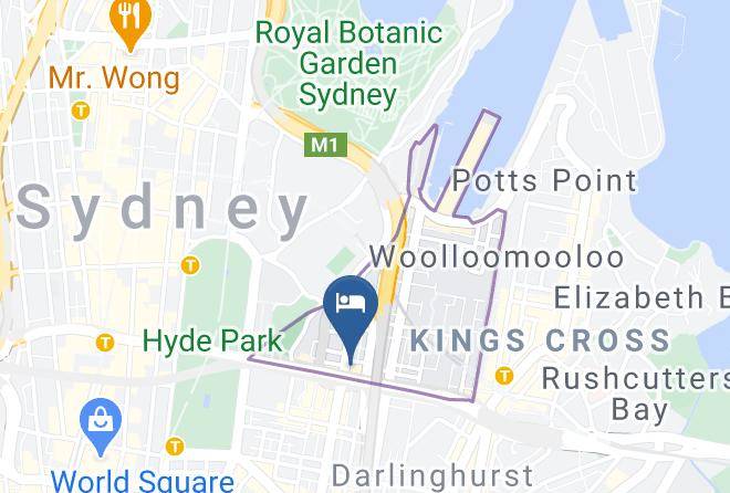Sydney - Sydney Boulevard Hotel Maps
