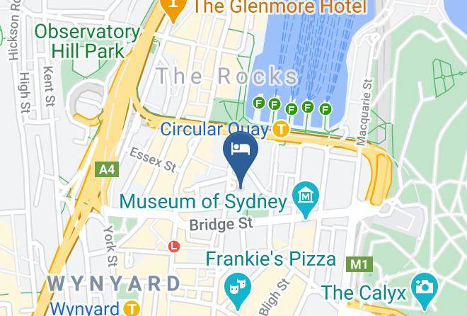 Sydney - Sydney Harbour Marriott Hotel At Circular Quay Maps
