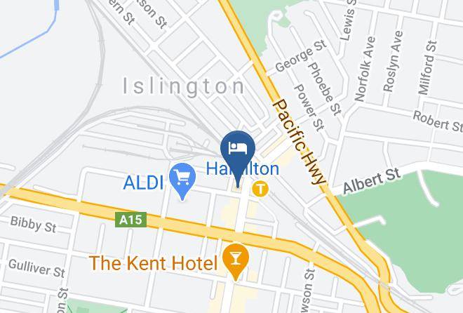 Newcastle - Sydney Junction Hotel Maps