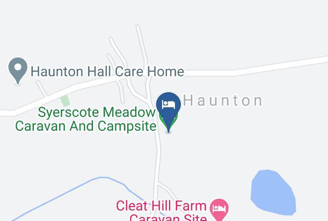 Staffs - Syerscote Meadow Caravan And Campsite Maps