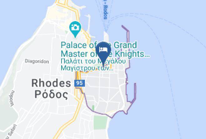 Dodecanese - Sylvia Hotel Rhodes Maps