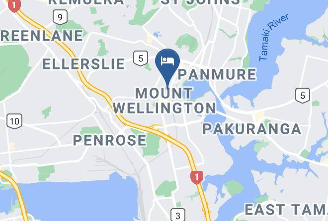 Auckland Mount Wellington - Sylvia Park Motel Maps