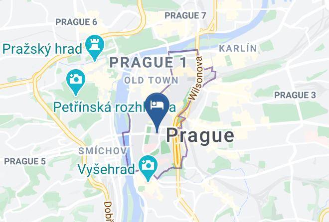 Prague - Hotel Intourist Praha Maps