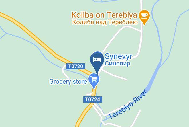 Mizhhirya Raion - Synevyrske Perekhrestya Maps