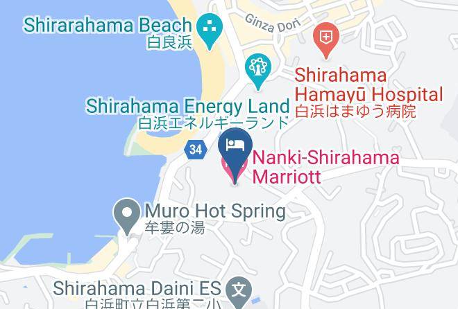 Shirahama Townnishimuro District - Syokudo And Teishoku Restaurant Maps
