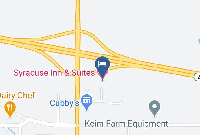 Syracuse Inn & Suites Map