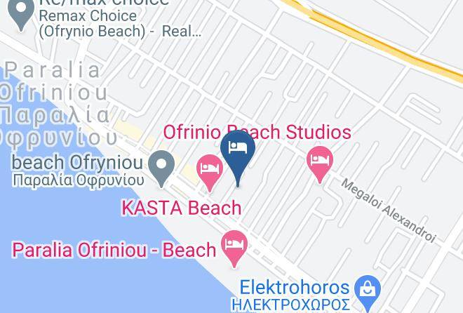 Kavalla - Syrtaki Hotel Ofrinio Maps
