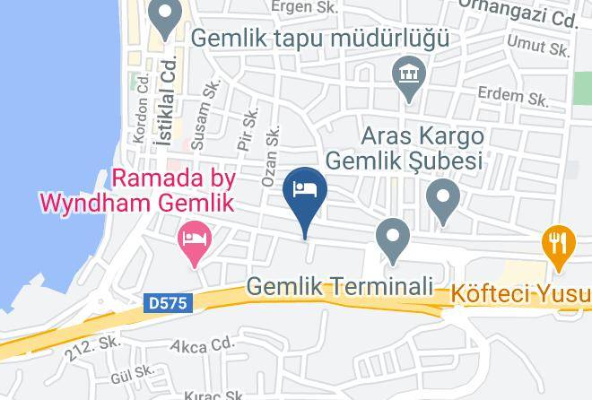 Gemlik - Syrus Otel Maps