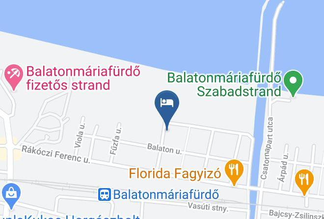 Balatonmariafurdo - Szabo Nyaralohaz Maps