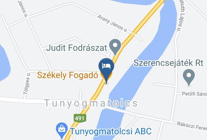Tunyogmatolcs - Szekely Fogado Maps