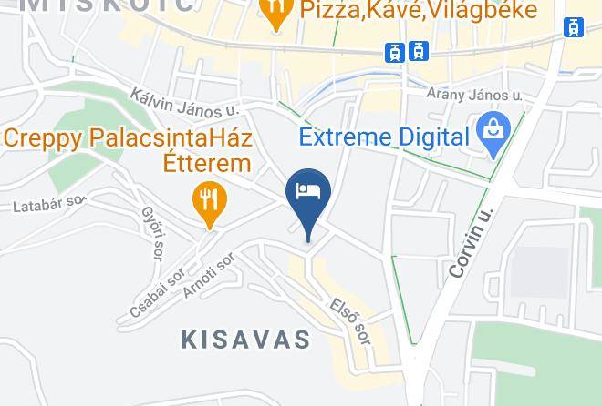 Miskolc - Szekelykert Panzio Maps