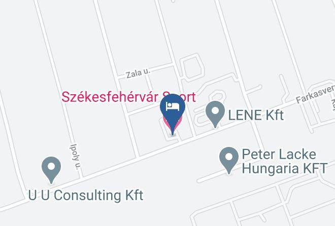 Szekesfehervar - Szekesfehervar Sport Hotel Maps
