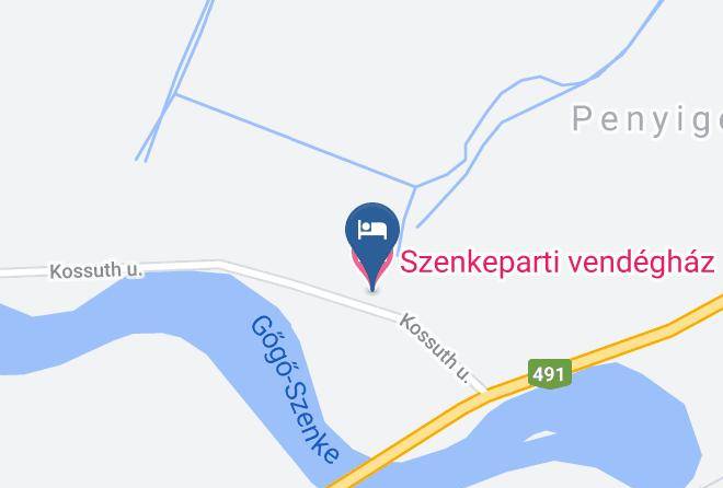 Penyige - Szenkeparti Vendeghaz Maps