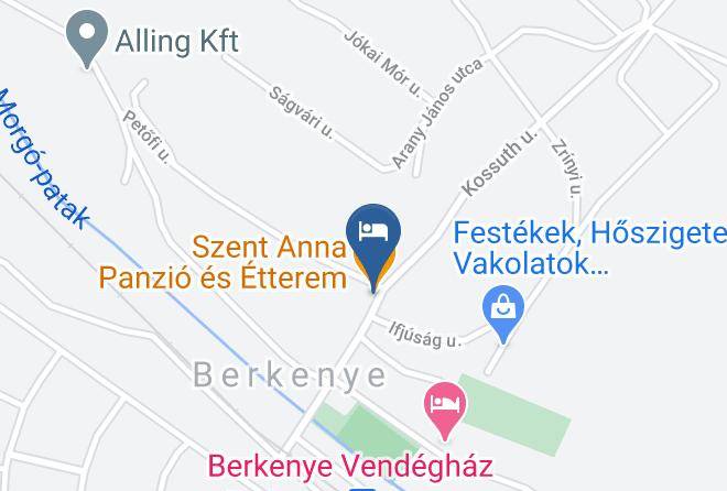 Berkenye - Szent Anna Panzio Es Etterem Maps