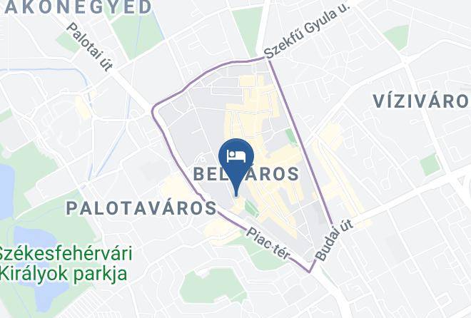 Szekesfehervar - Szent Gellert Hotel Maps