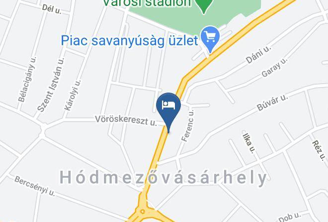 Hodmezovasarhely - Szent Istvan Panzio Maps