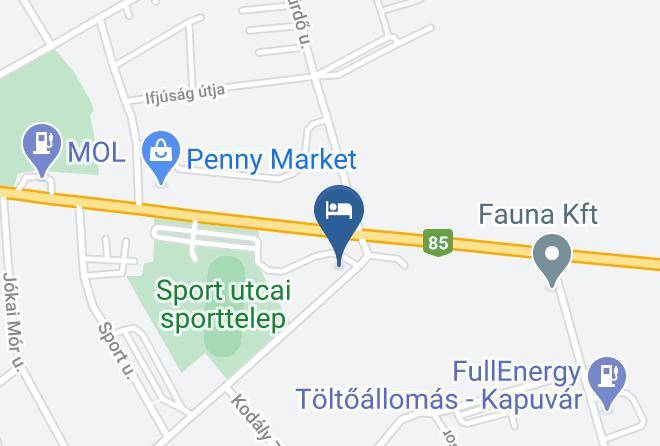 Kapuvar - Szent Kristof Etterem Es Panzio Maps
