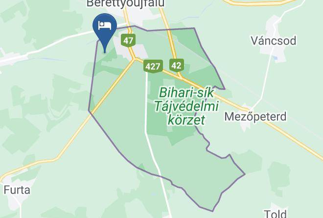 Berettyoufalu - Szent Marton Vendeghaz Maps