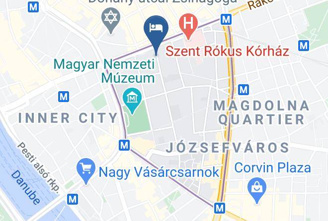 Budapest 8 Kerulet - Szentkiralyi Palace Maps