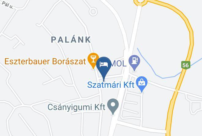 Szekszard - Szep Kert Panzio Maps