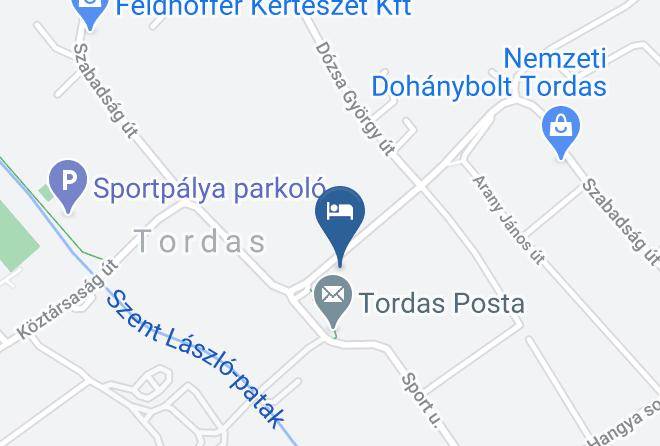 Tordas - Szep Napot Vendeghaz Bed And Breakfast Maps