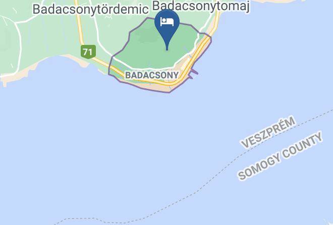 Badacsonytomaj - Szeremley Vendeghaz Maps