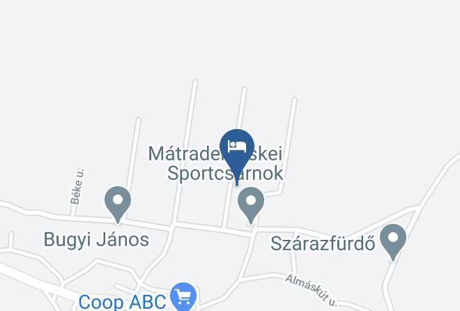 Matraderecske - Szerena Vendeghaz Maps