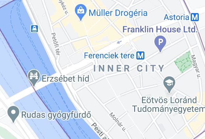 Budapest 5 Kerulet - Szervita Maps