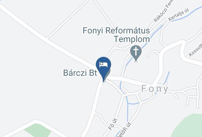 Fony - Szieszta Vendeghaz Fony Maps