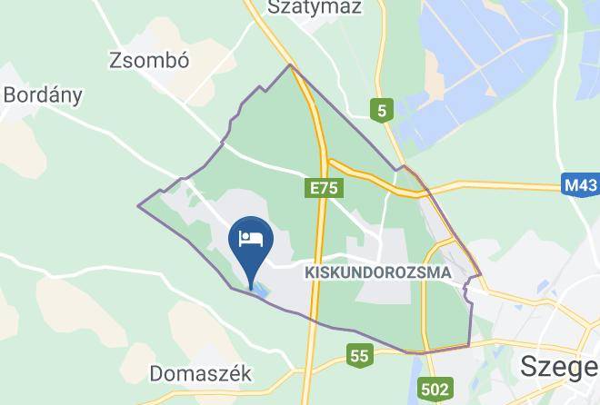 Szeged - Sziksosfurdo Naturista Strand Es Kemping Maps