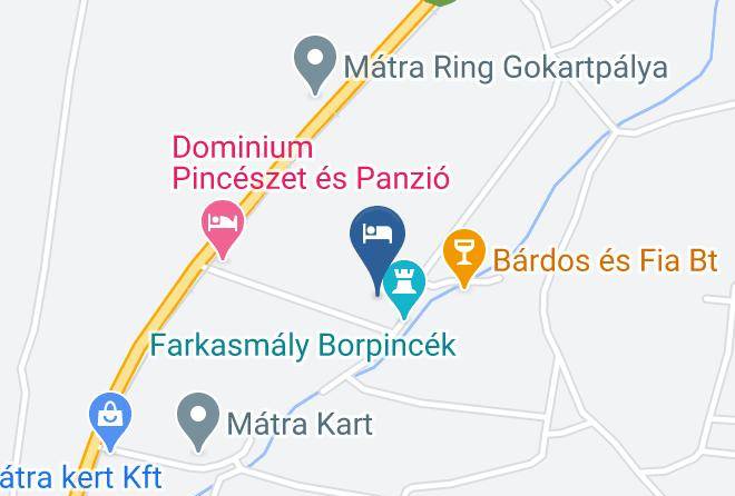 Gyongyos - Sziluett Borhotel Maps