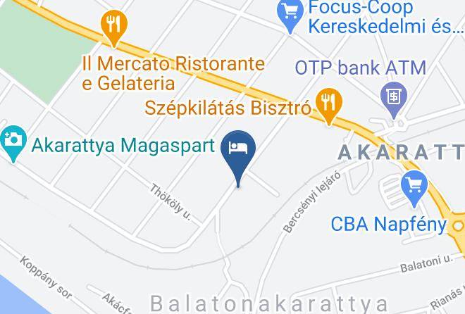 Balatonakarattya - Szilvia Haz Balatonakarattya Maps