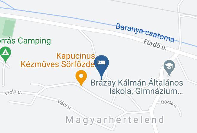 Magyarhertelend - Sziszi Vendeghaz Maps