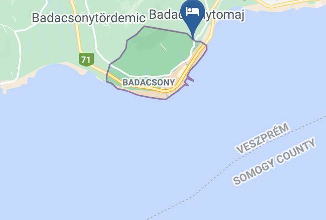 Badacsonytomaj - Szivarvany Vendeghaz Maps