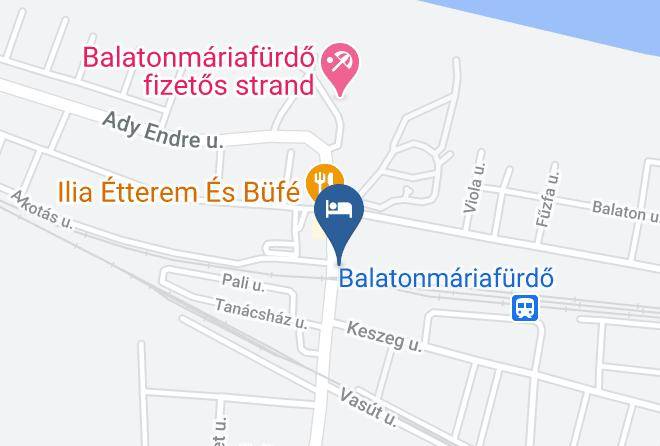 Balatonmariafurdo - Szkita Etterem Es Panzio Maps
