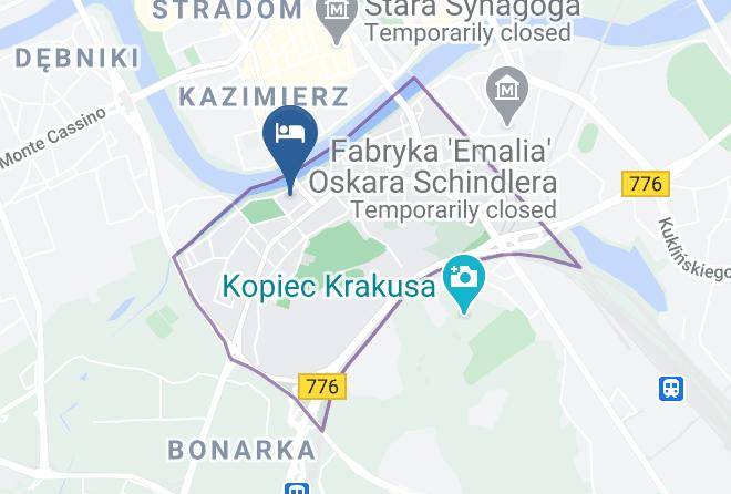 Cracow - Szkolne Schronisko Mlodziezowe Maps