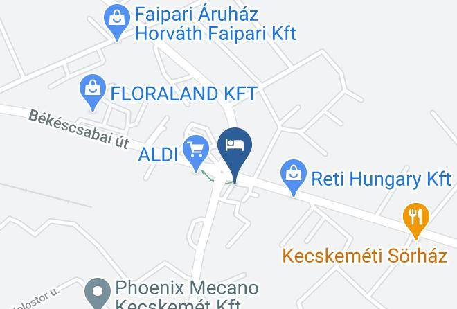 Kecskemet - Szolofurt Fogado Maps