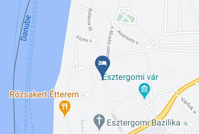 Esztergom - Szt Adalbert Hotel Maps