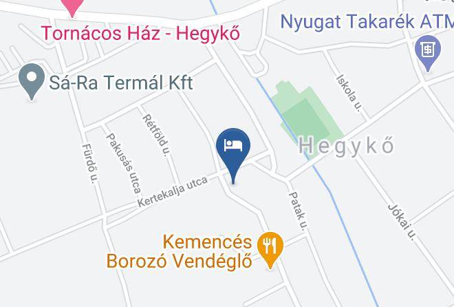 Hegyko - Szt Kristof Vendeghaz Maps