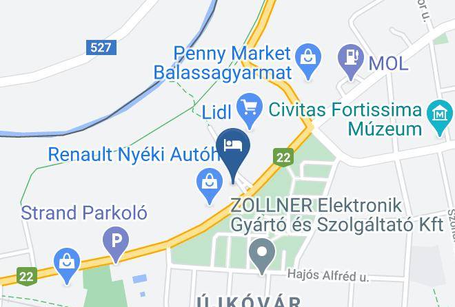Balassagyarmat - Sztar Motel Etterem Maps