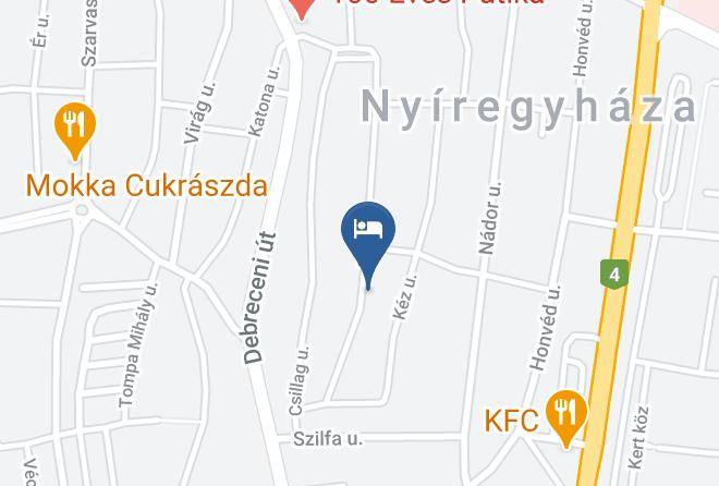 Nyiregyhaza - Szundi Udulohaz Maps