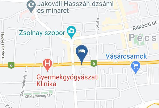 Pecs - Szundi Vendeghaz Maps
