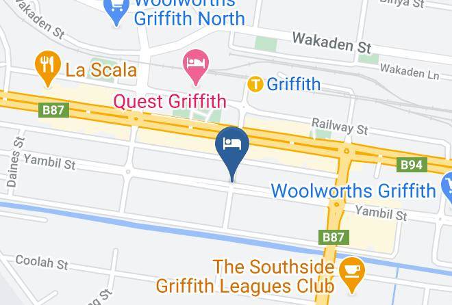 Griffith - Tab Griffith Hotel Motel Maps